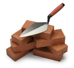 picture of trowel and bricks